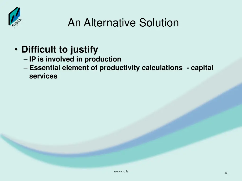 an alternative solution 1
