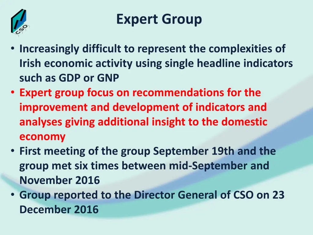 expert group