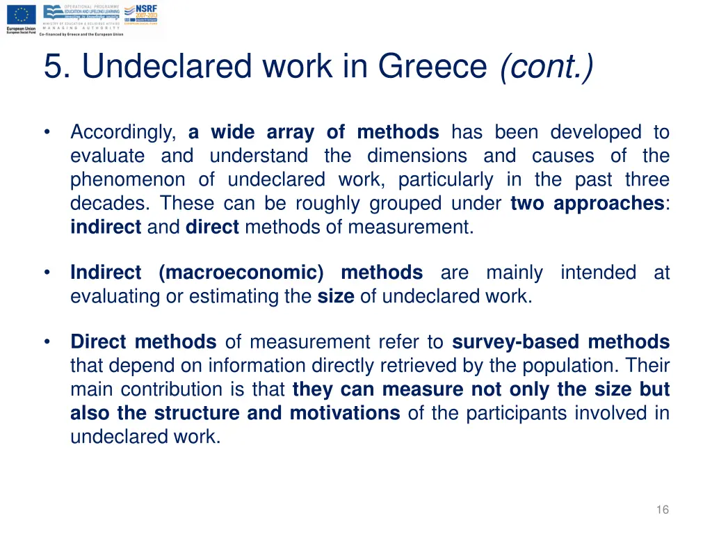 5 undeclared work in greece cont