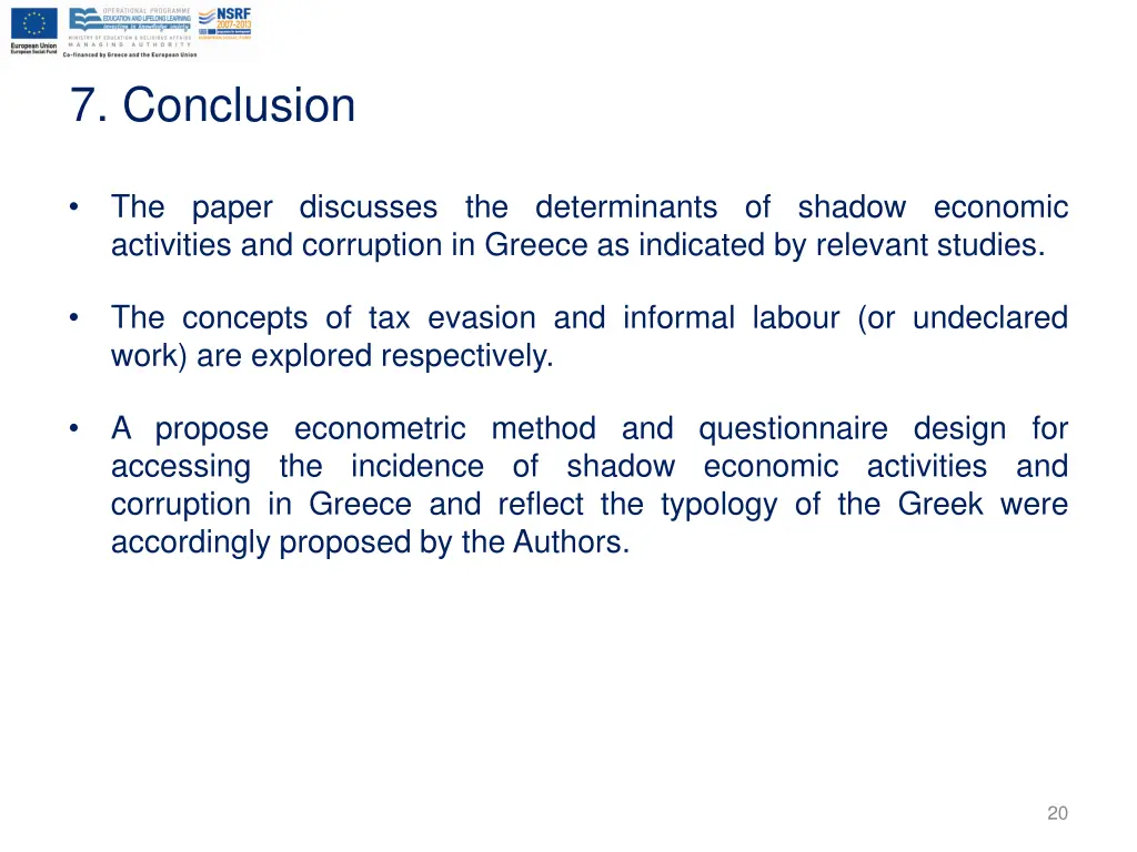 7 conclusion