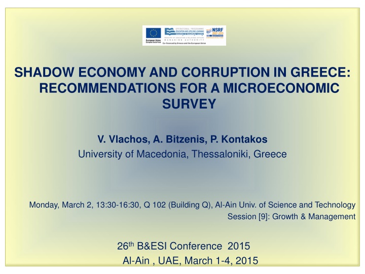 shadow economy and corruption in greece