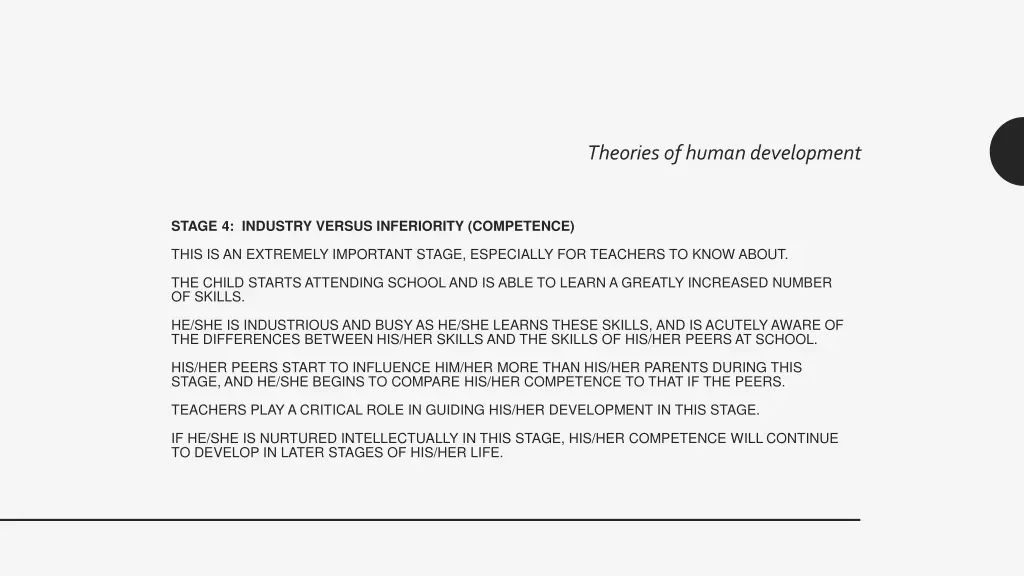 theories of human development 4