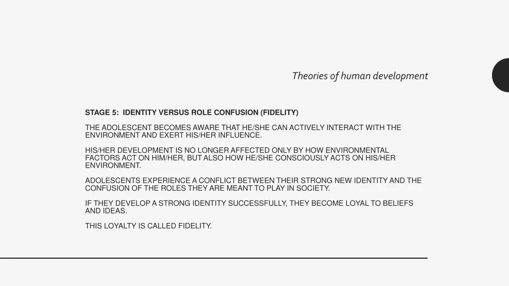 theories of human development 5