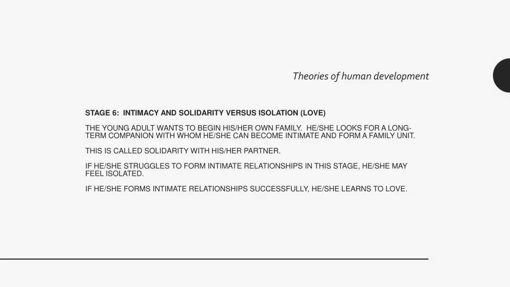 theories of human development 6