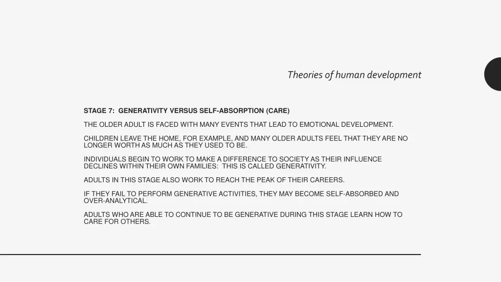 theories of human development 7