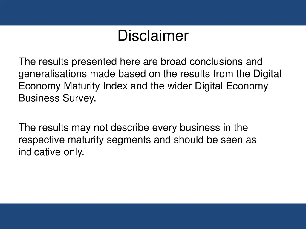 disclaimer