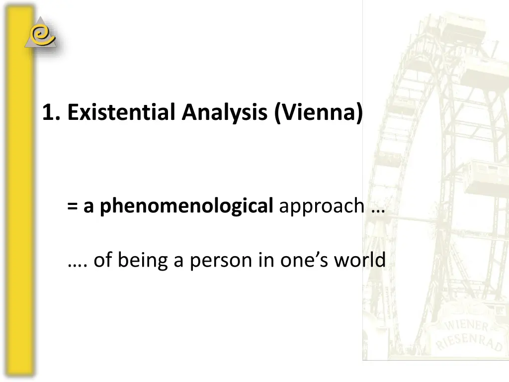 1 existential analysis vienna