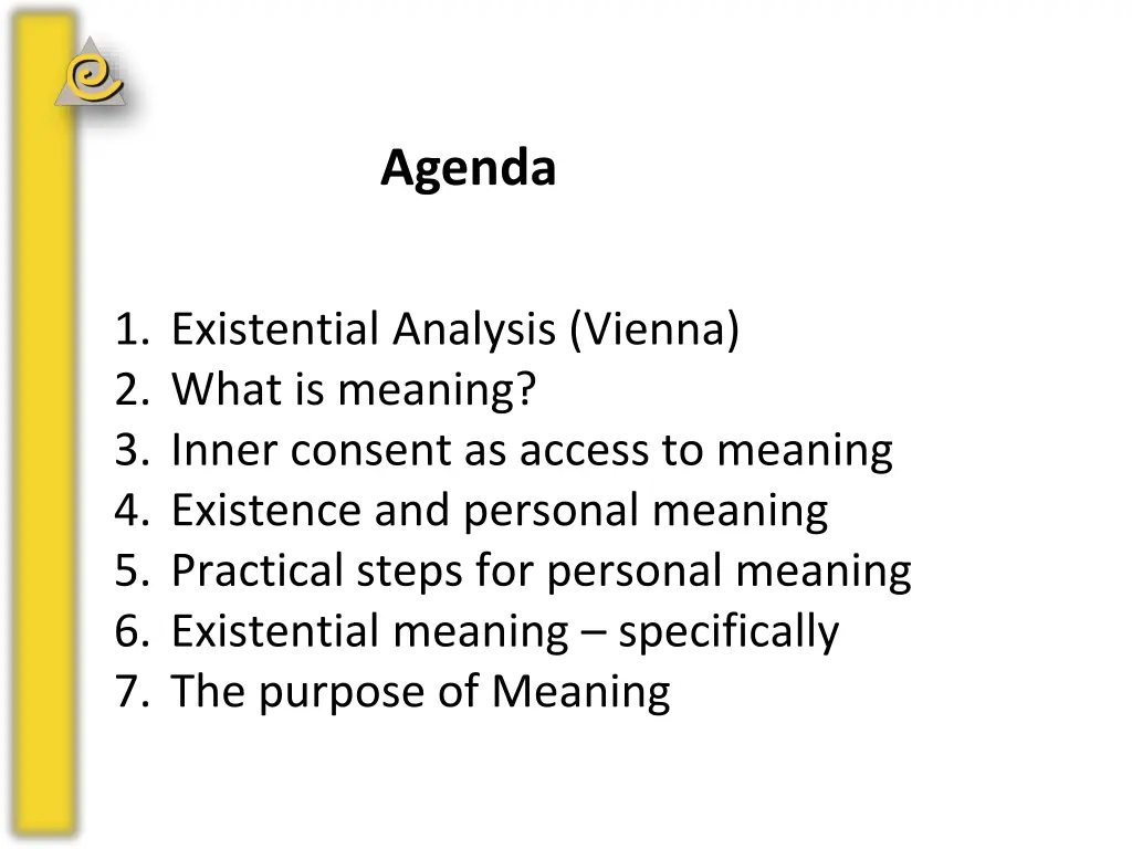 agenda