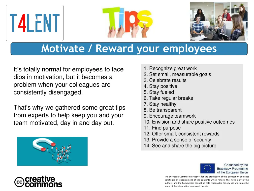 motivate reward your employees 1