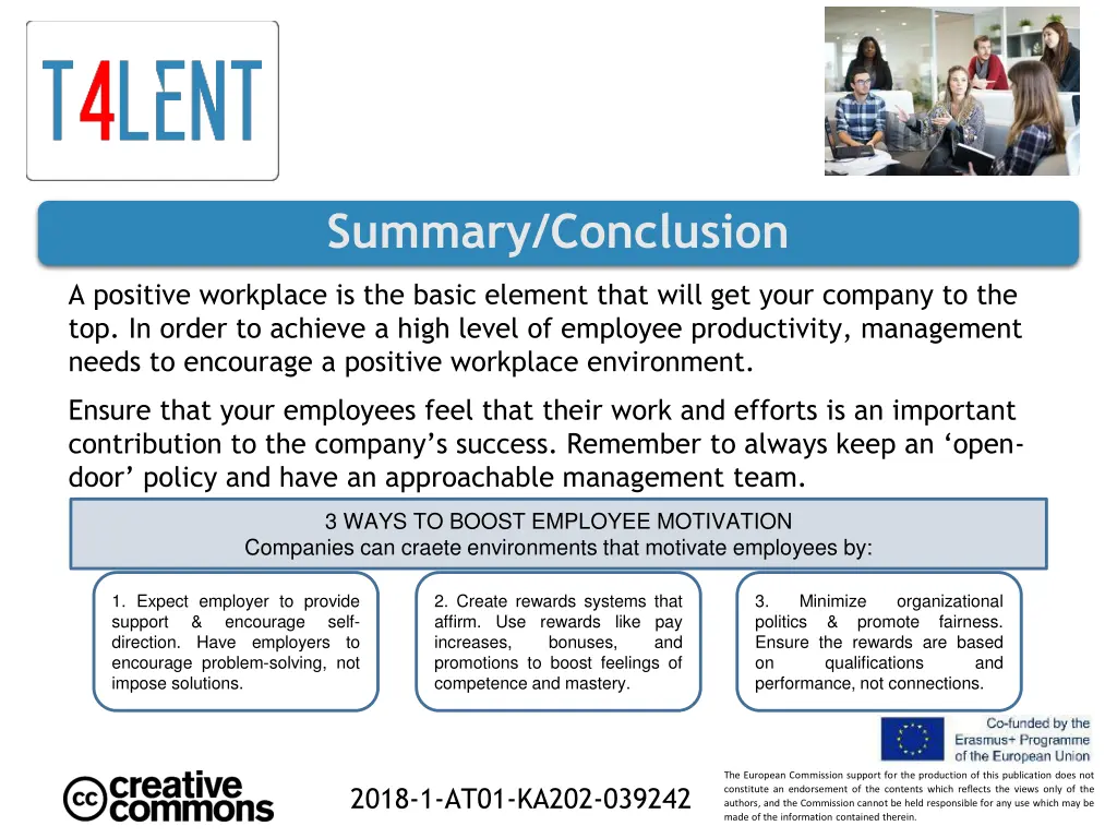 summary conclusion