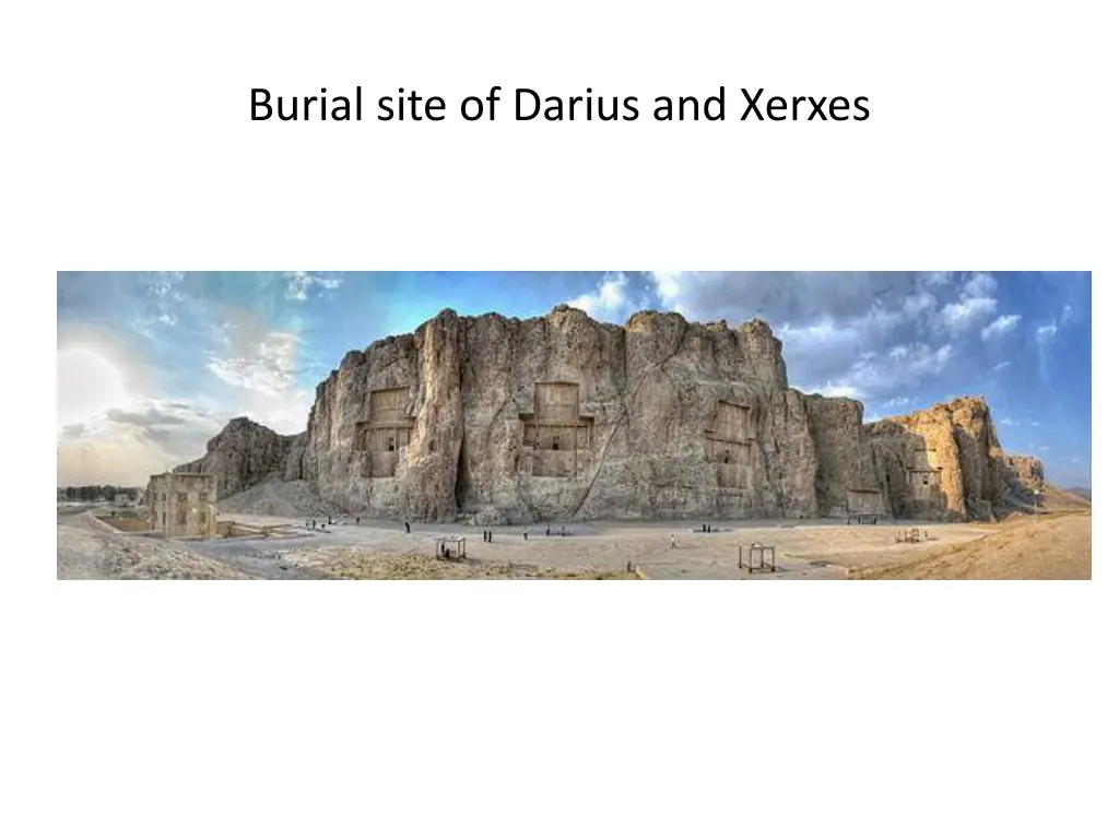 burial site of darius and xerxes