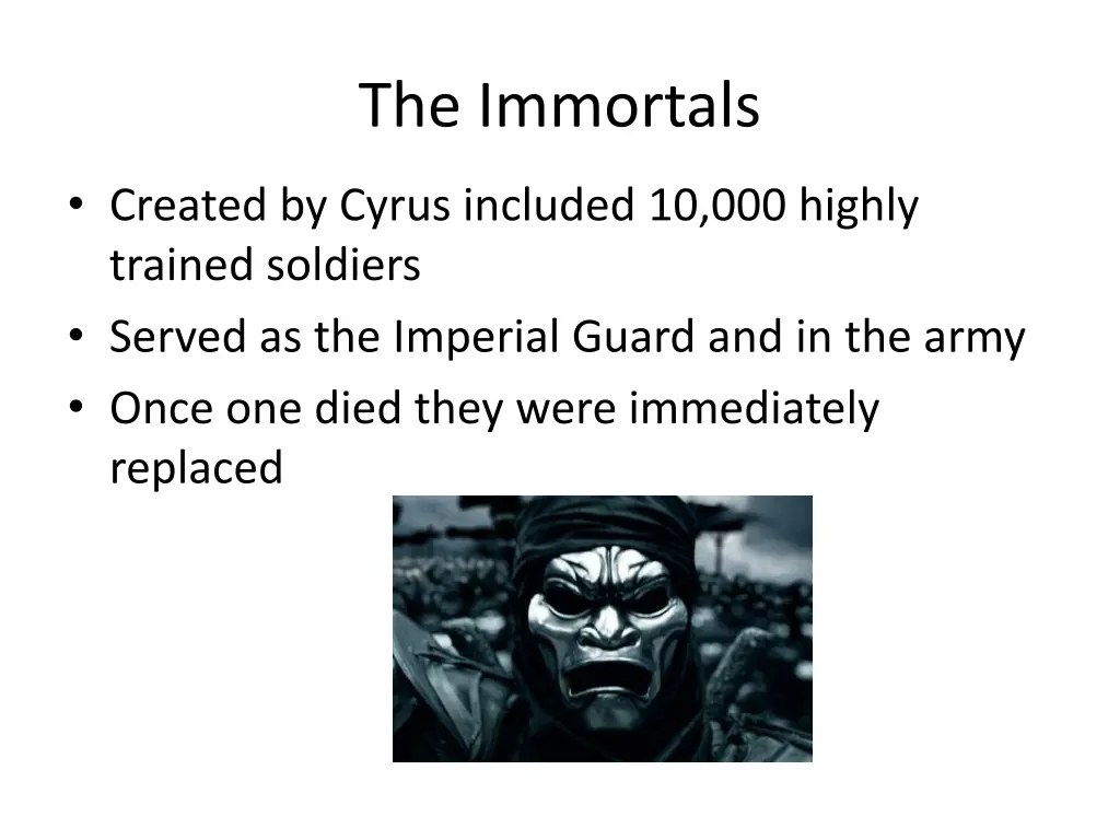 the immortals