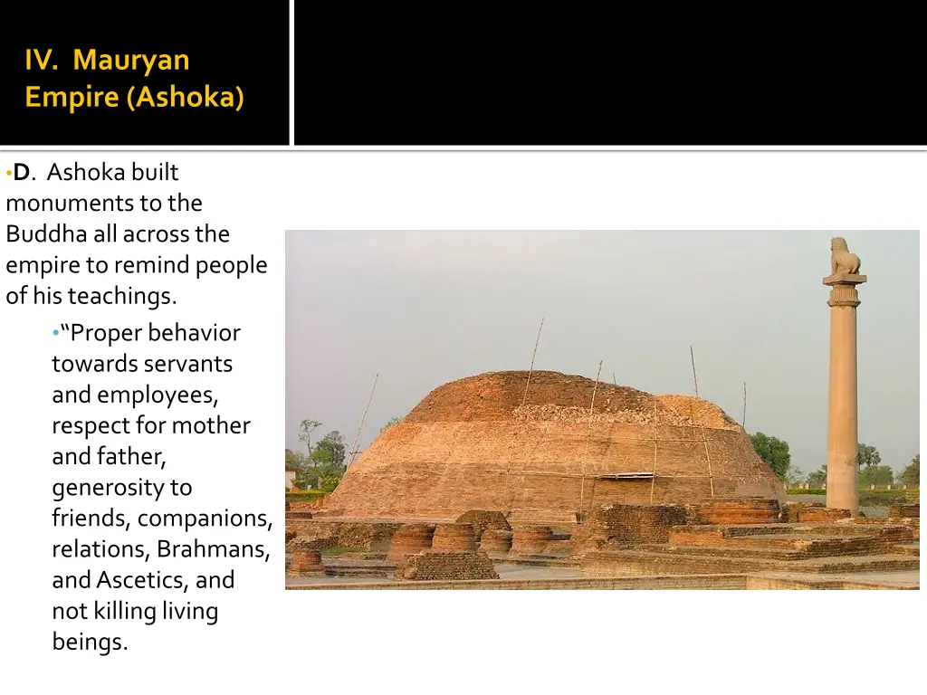 iv mauryan empire ashoka