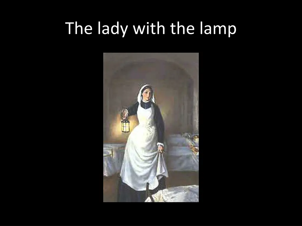 the lady with the lamp