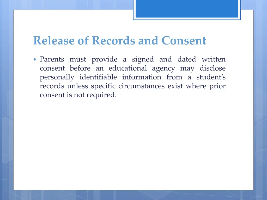 release of records and consent