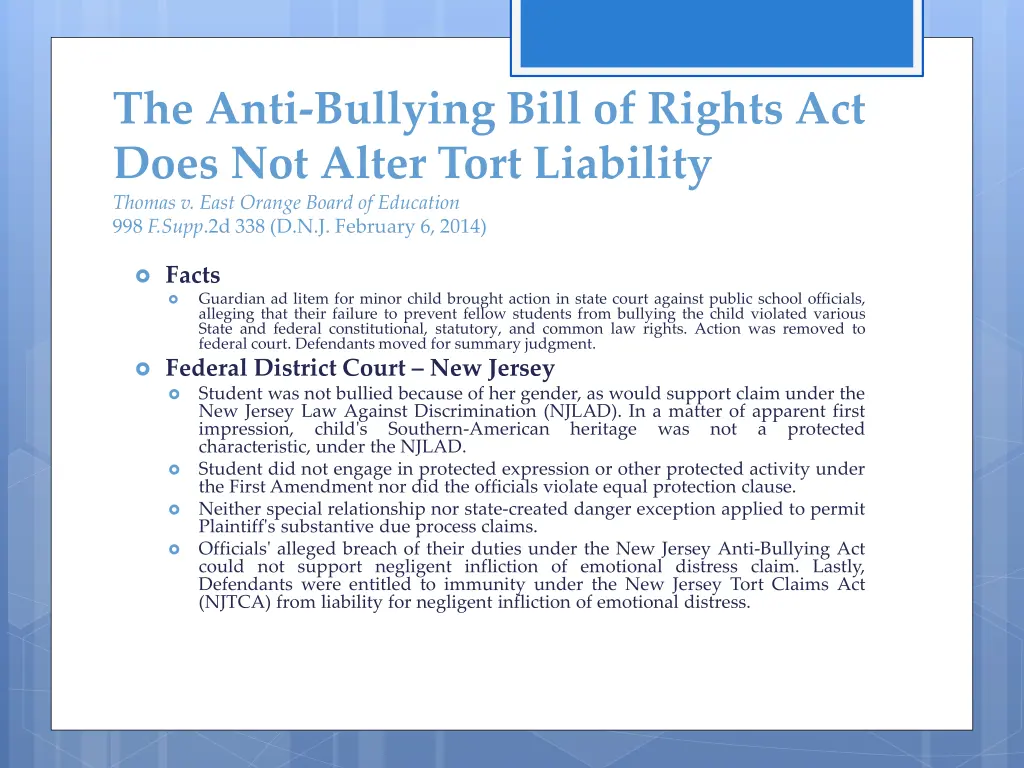 the anti bullying bill of rights act does