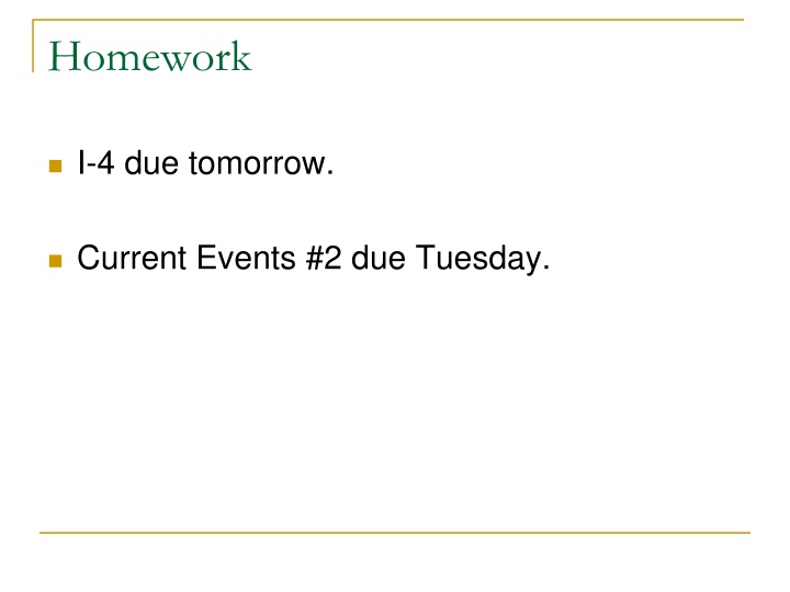 homework