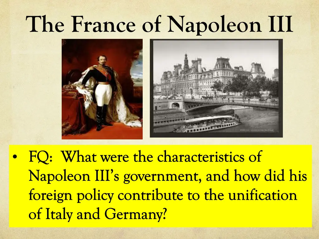 the france of napoleon iii