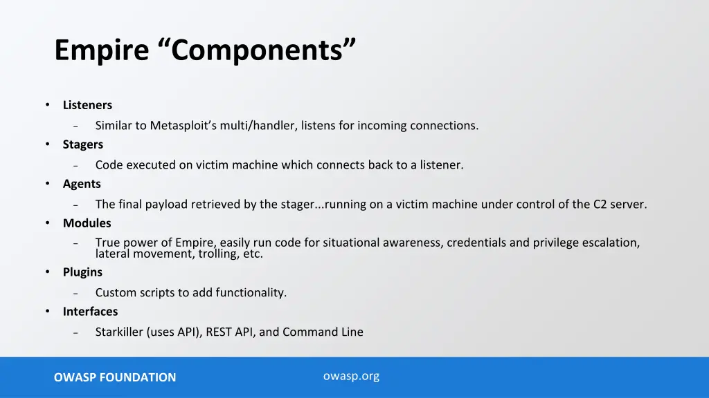 empire components