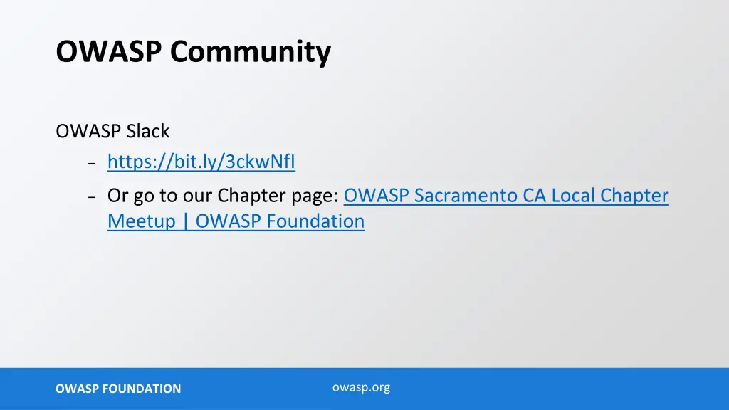 owasp community 1