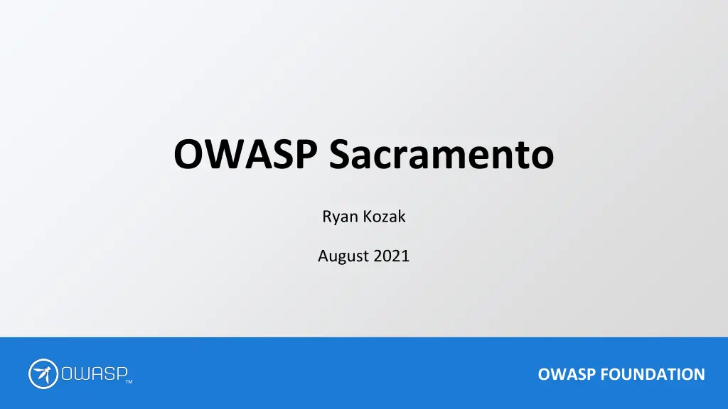 owasp sacramento