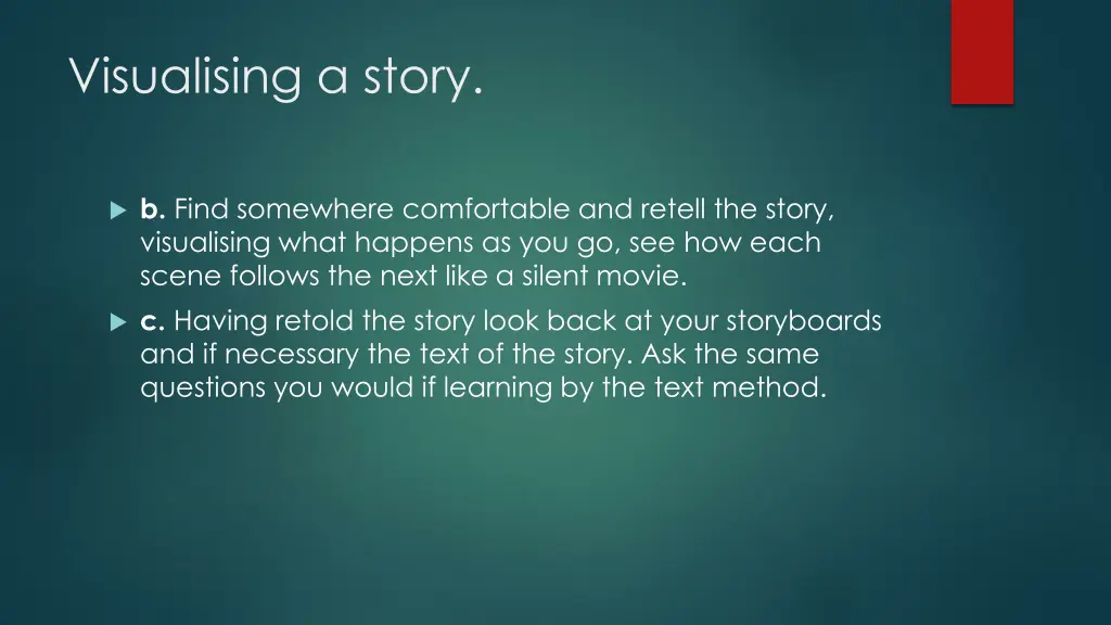 visualising a story 2