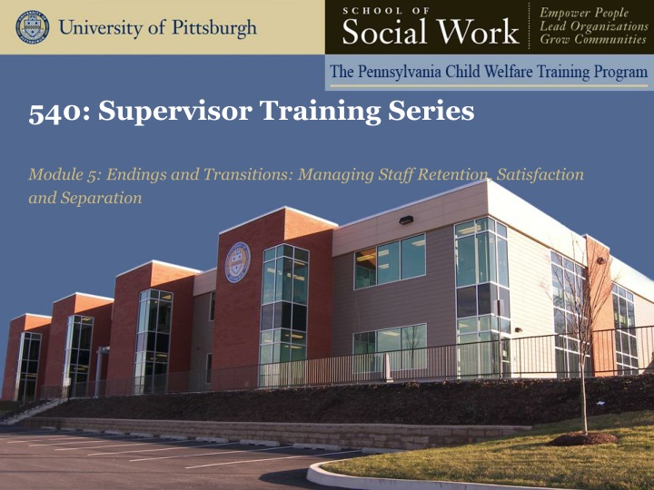 540 supervisor training series