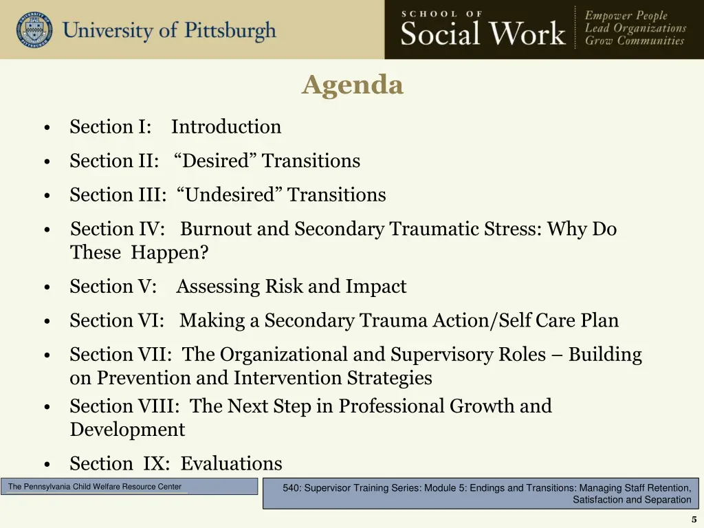 agenda