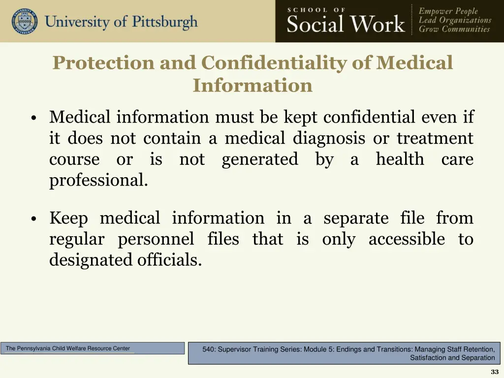 protection and confidentiality of medical