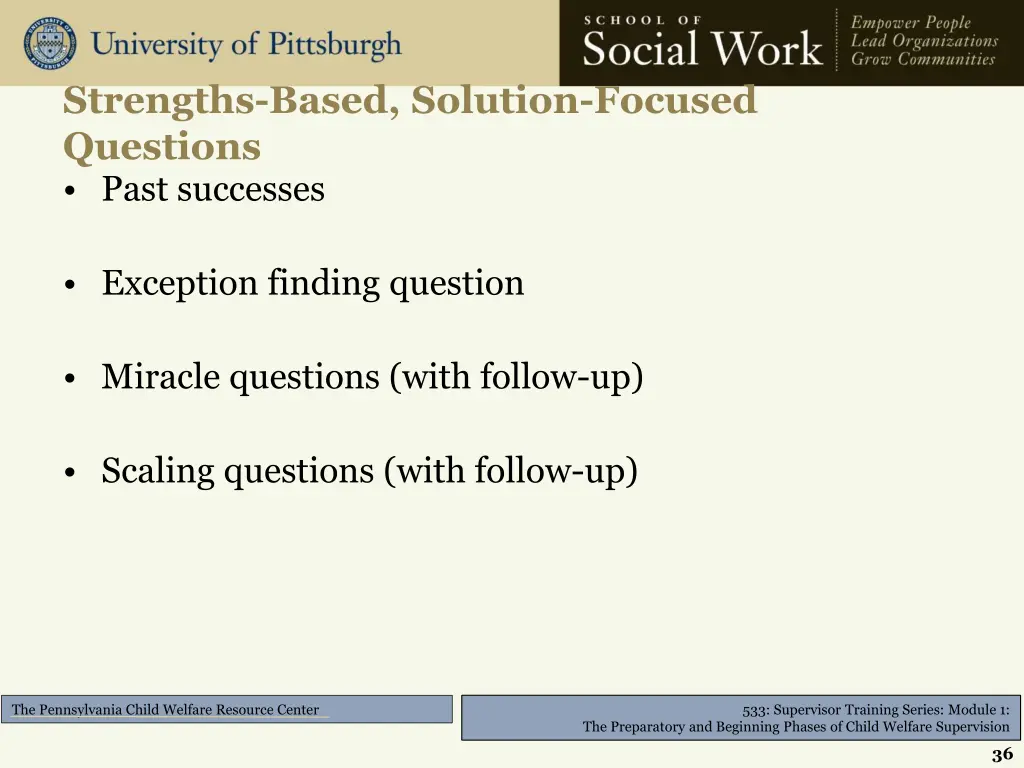strengths based solution focused questions past