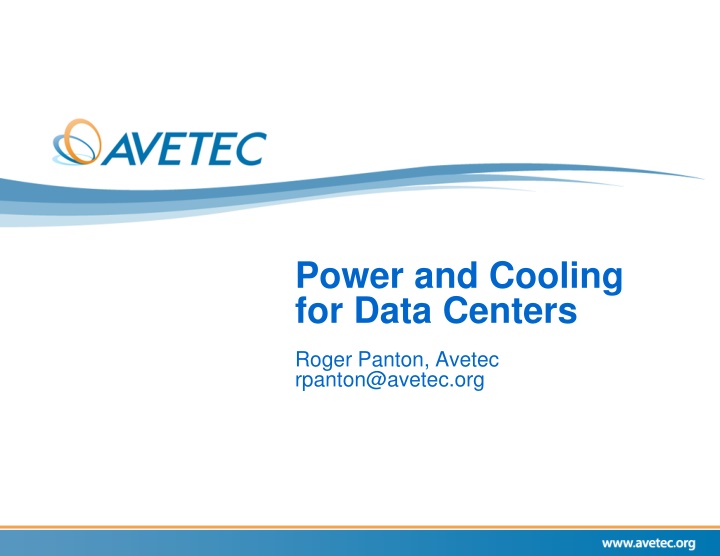 power and cooling for data centers