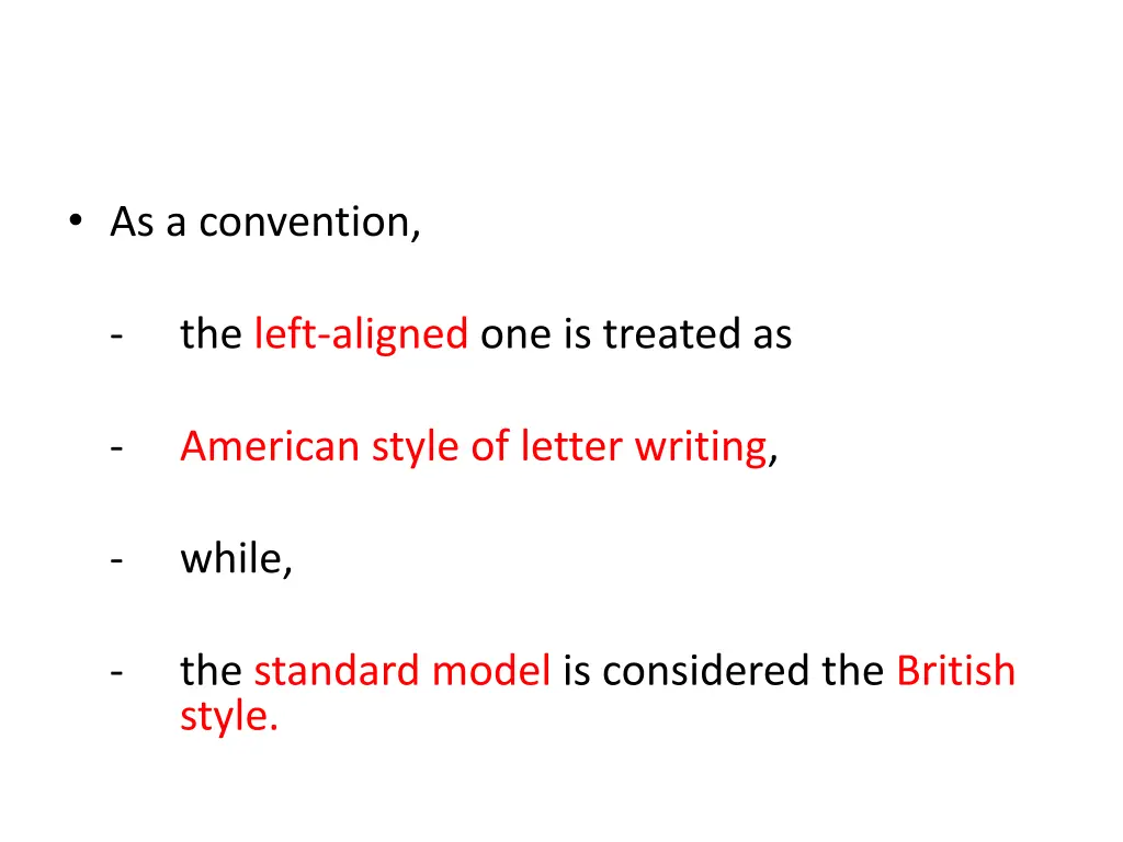 as a convention