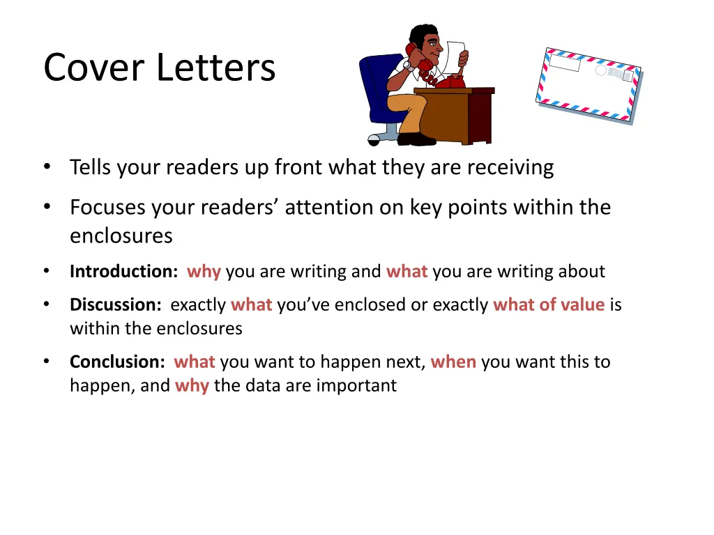 cover letters