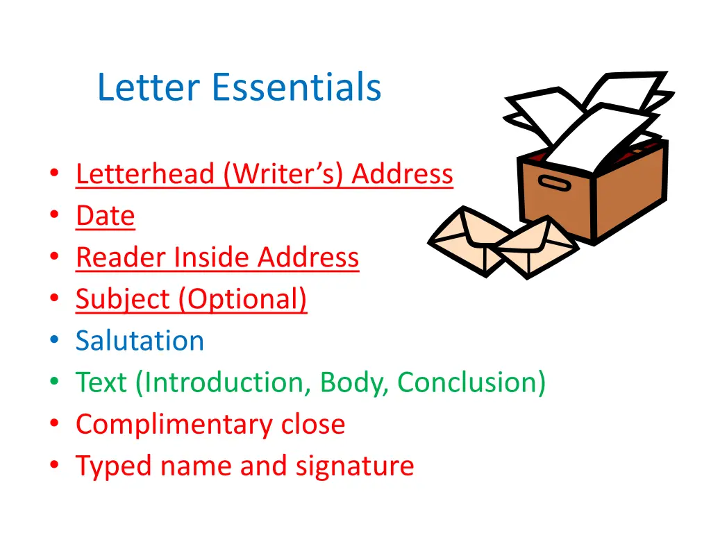 letter essentials