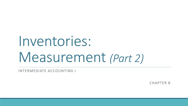 inventories measurement part 2