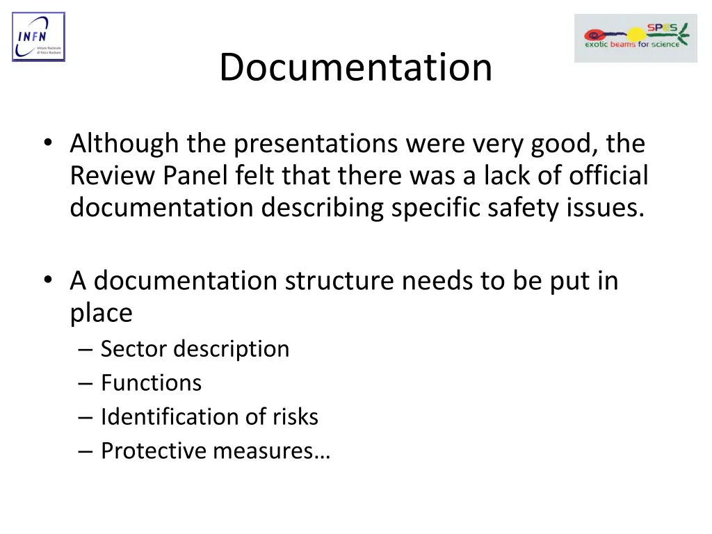 documentation