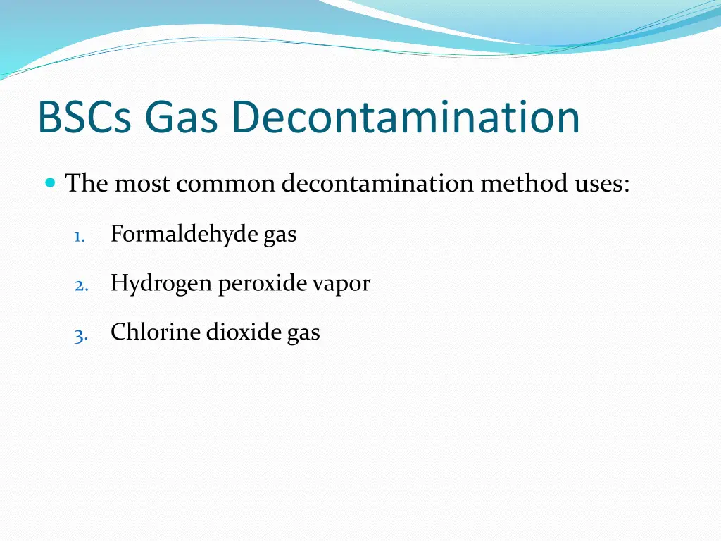 bscs gas decontamination