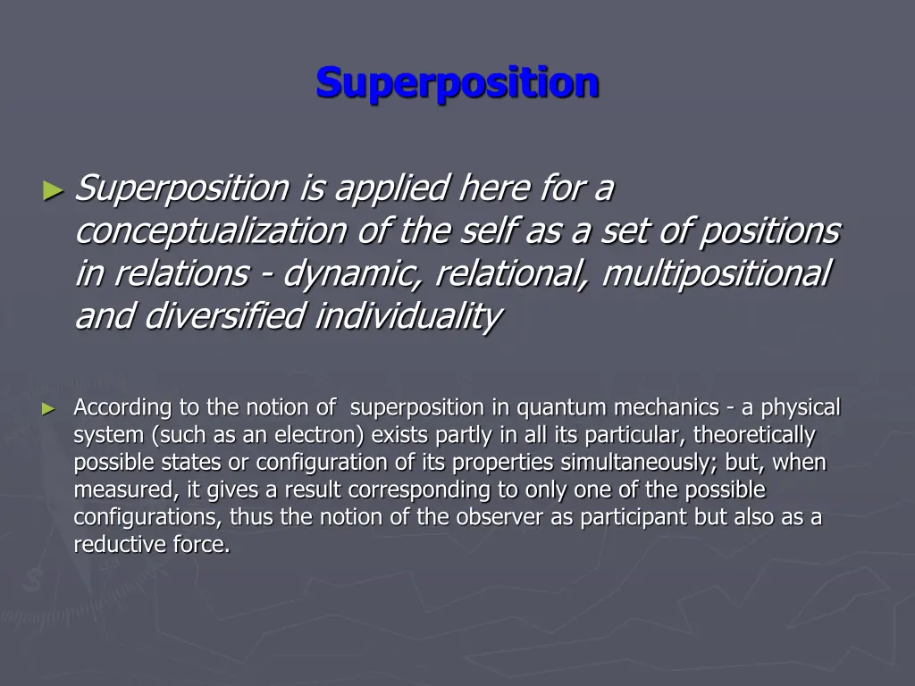 superposition