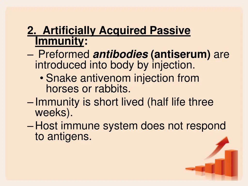 2 artificially acquired passive immunity