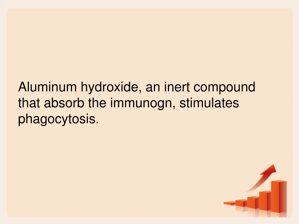 aluminum hydroxide an inert compound that absorb