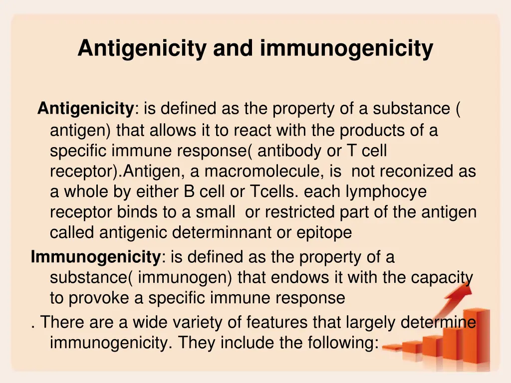 antigenicity and immunogenicity