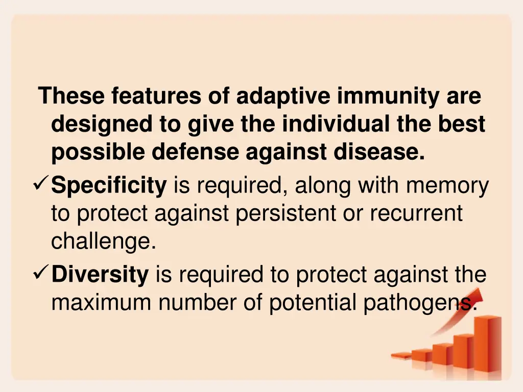 these features of adaptive immunity are designed