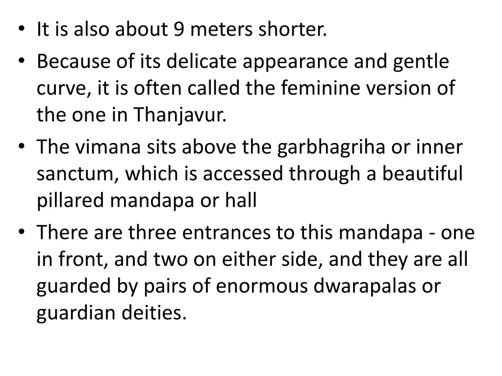 it is also about 9 meters shorter because