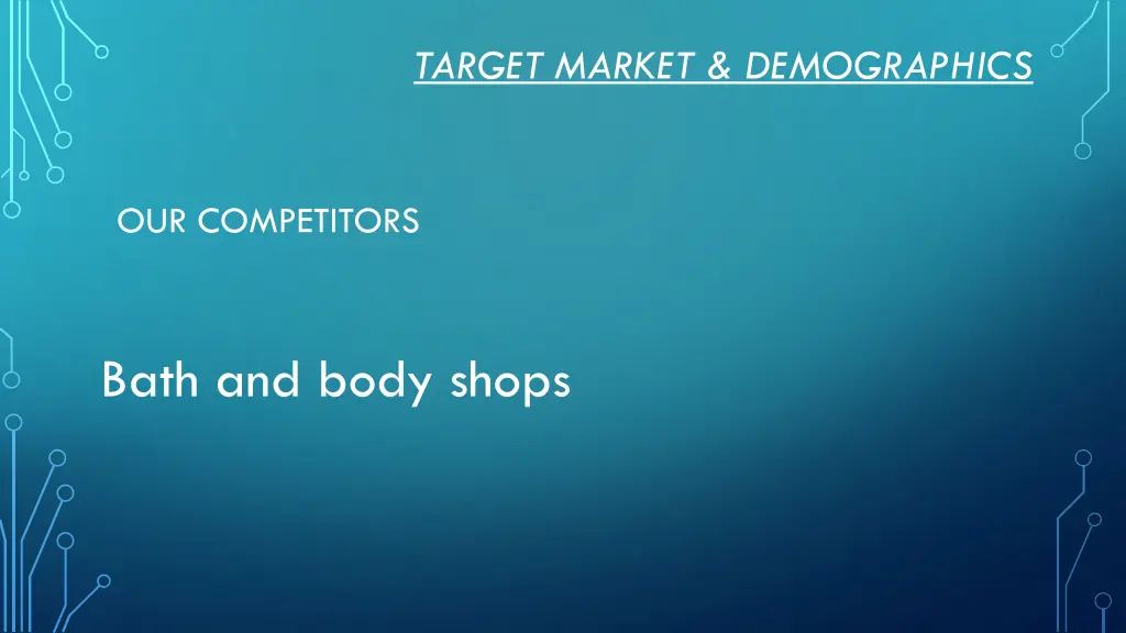 target market demographics 1