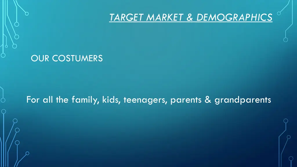 target market demographics