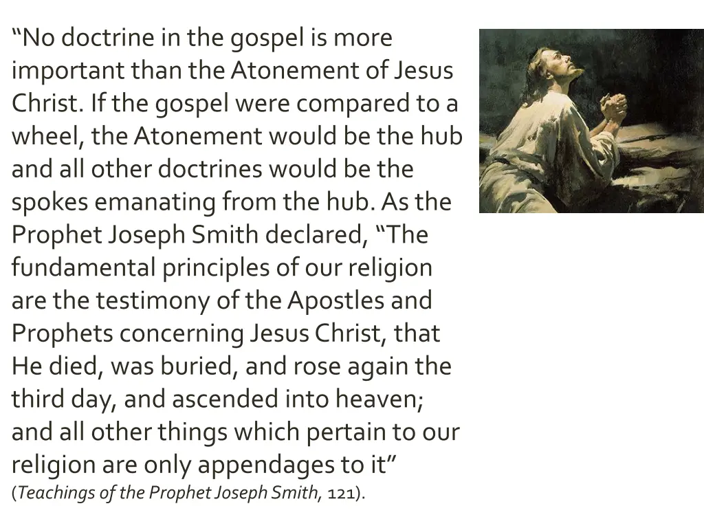 no doctrine in the gospel is more important than