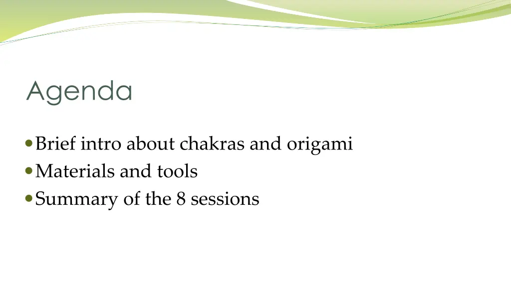 agenda