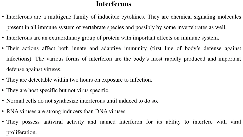 interferons
