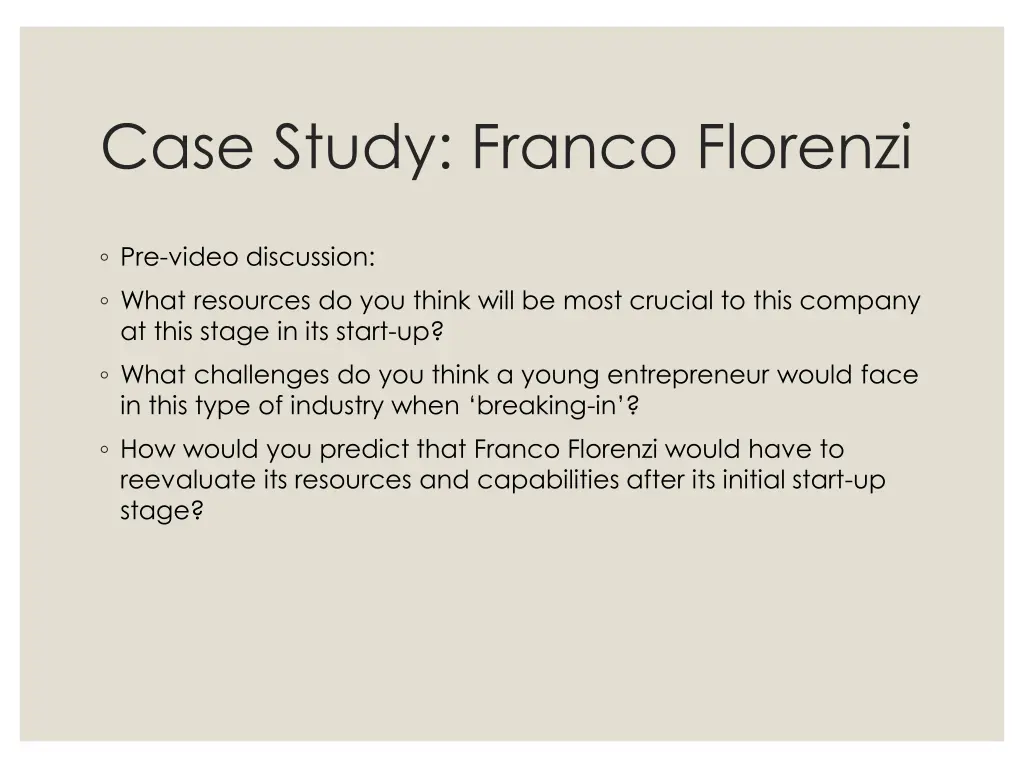 case study franco florenzi 2