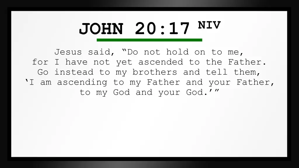 john 20 17 niv